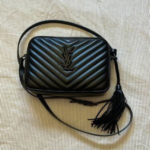 Saint Laurent Lou Matelassé Leather Camera Bag